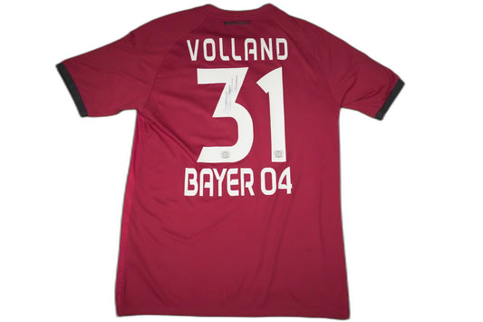 Bayer Leverkusen 2016-2018 Heim Trikot Volland #31 Signed Matchissued/worn (10/10) - XL