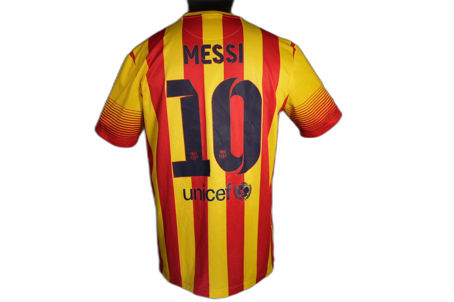 Camiseta visitante FC Barcelona 2013-2014 MESSI #10 (9\10) - L