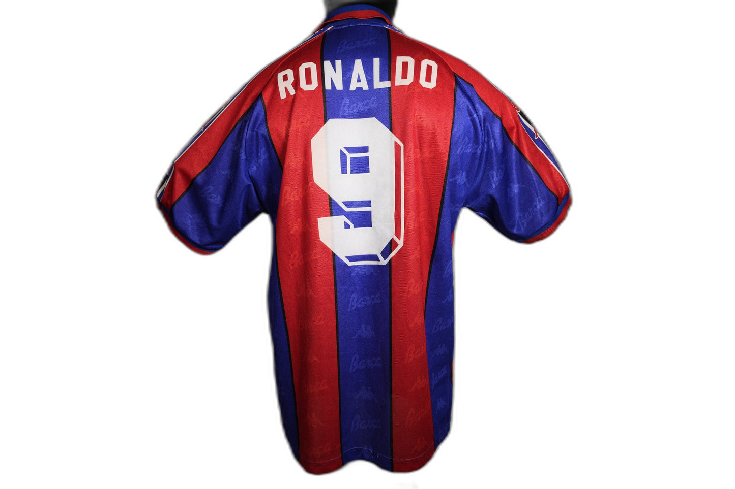 Camiseta local del FC Barcelona 1995-1997 RONALDO #9 (8\10) - XL