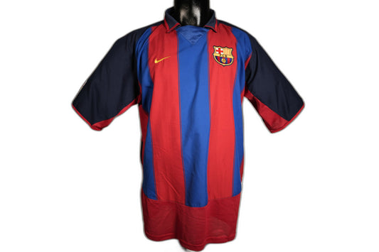 FC Barcelona 2003-2004 Heim Trikot SAVIOLA #7 (10\10) - XXL