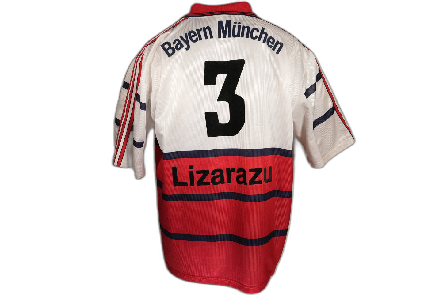 FC Bayern München 1998-2000 Auswärts Trikot LIZARAZU #3 (6\10) - XL
