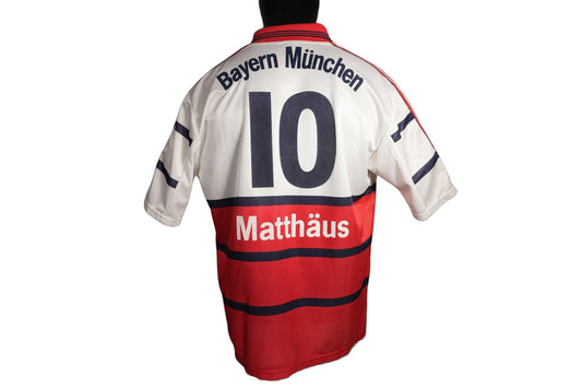 FC Bayern München 1998-2000 Auswärts Trikot MATTHÄUS #10 (9\10) - XL