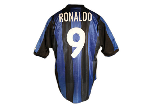 Inter Mailand 2000-2001 Heim Trikot RONALDO #9 (9\10) -  XL
