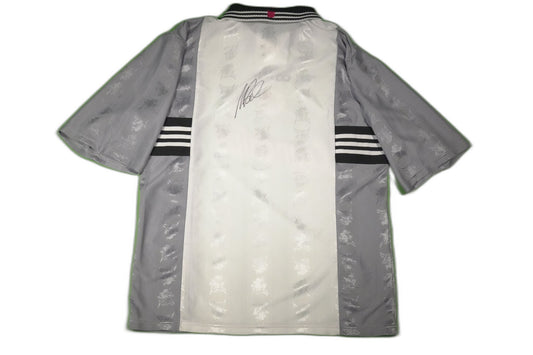 1. FC Kaiserslautern 1997–1998 Auswärts Trikot – Mario Basler signiert (10/10) - L