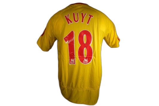 Liverpool FC 2006-2007 Auswärts Trikot Kuyt #18(9\10) - XL