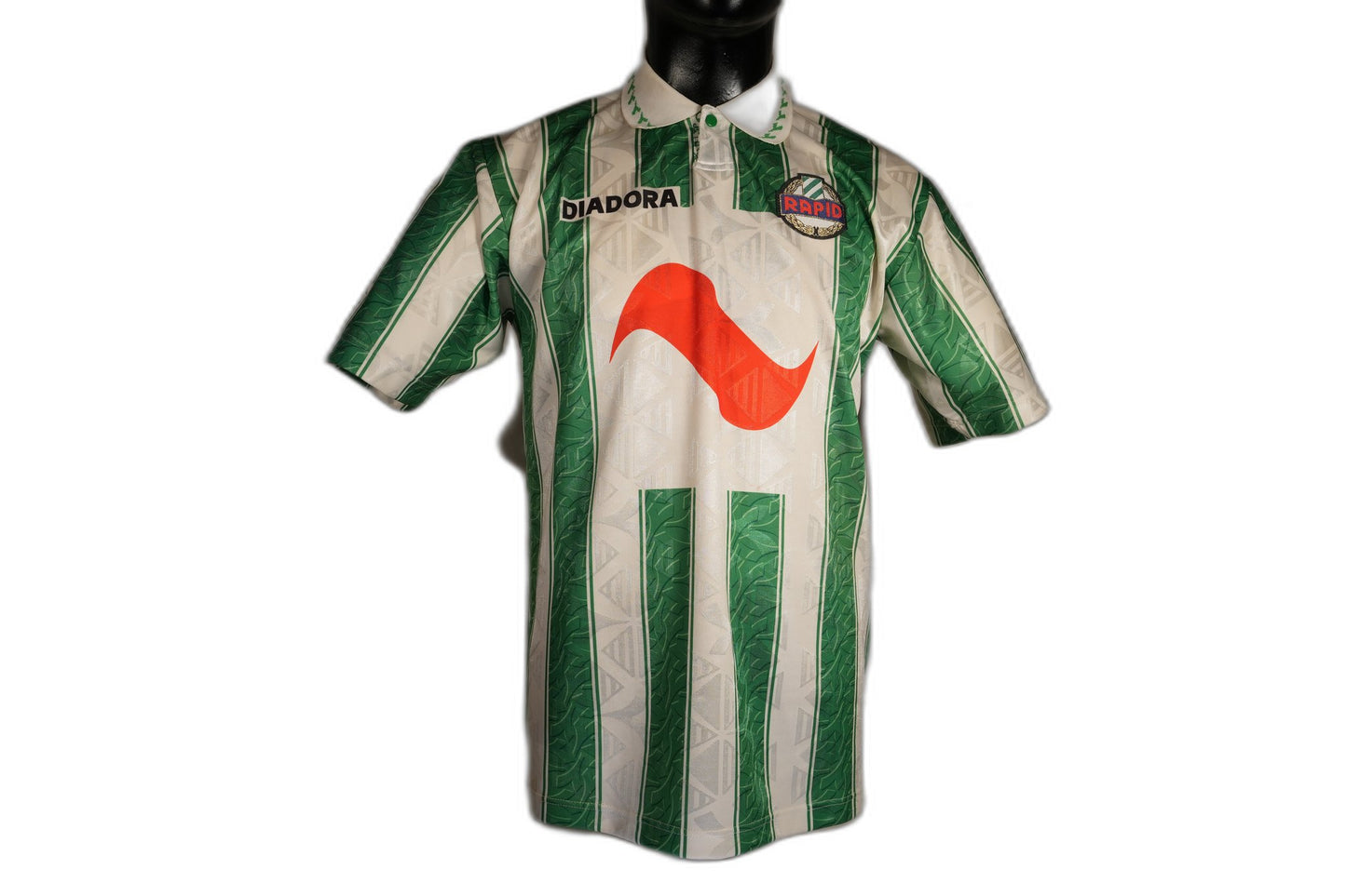 Rapid Wien 1996-1998 Heim Trikot HELGE PAYER Unterschrieben(8/10) - L