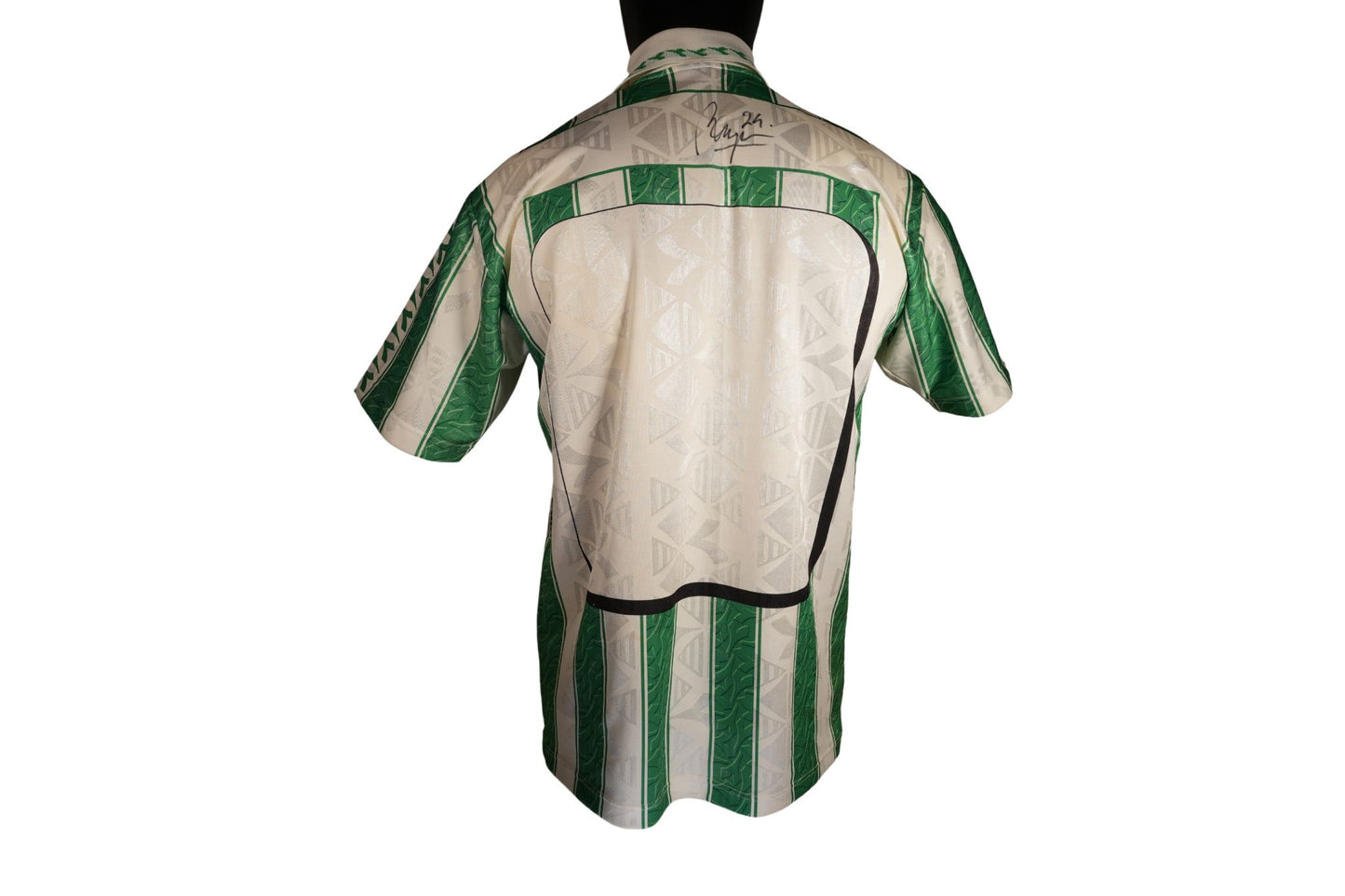 Rapid Wien 1996-1998 Heim Trikot HELGE PAYER Unterschrieben(8/10) - L