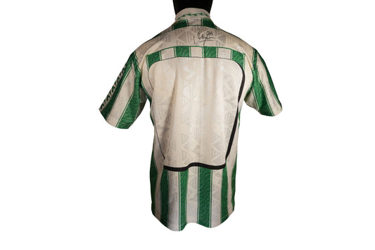 Rapid Wien 1996-1998 Heim Trikot HELGE PAYER Unterschrieben(8/10) - L