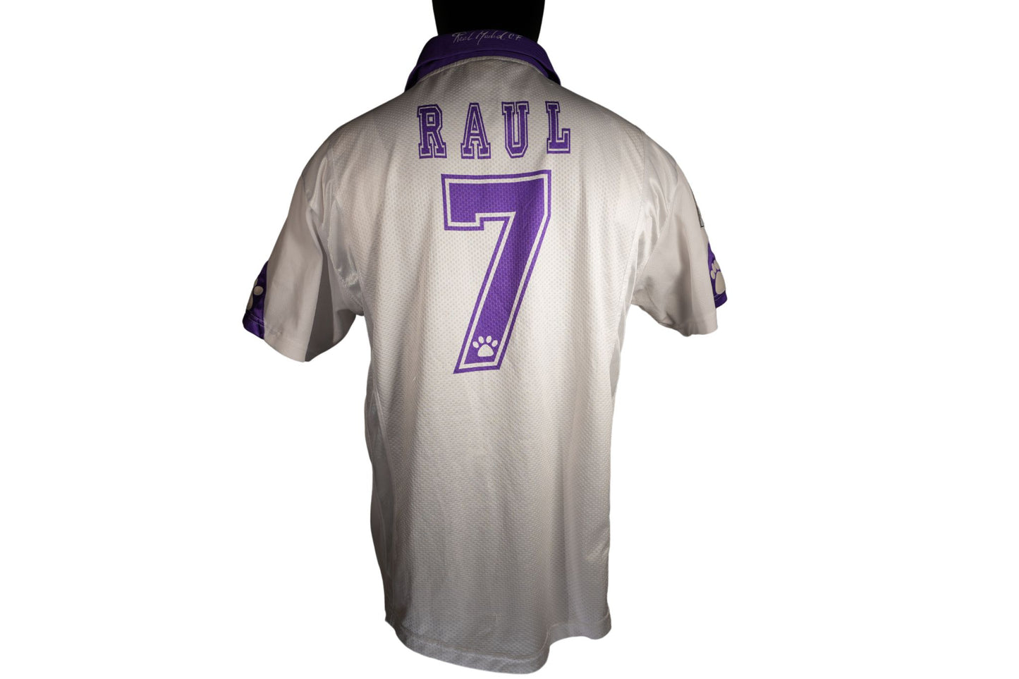 Real Madrid 1997-1998 Heim Trikot Raul #7(8\10) - XL