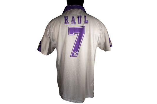 Real Madrid 1997-1998 Heim Trikot Raul #7(8\10) - XL