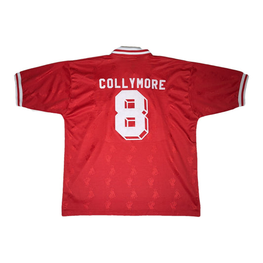 FC Liverpool 1996-1998 Collymore 8 Heim Trikot (10/10) XL