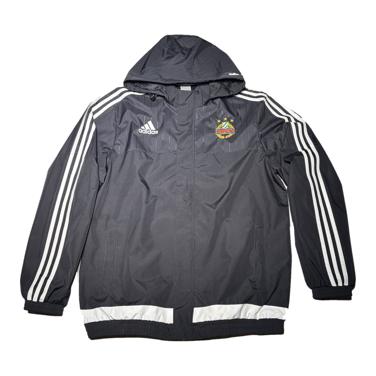 Rapid Wien Regenjacke mit Kaputze (10/10) L