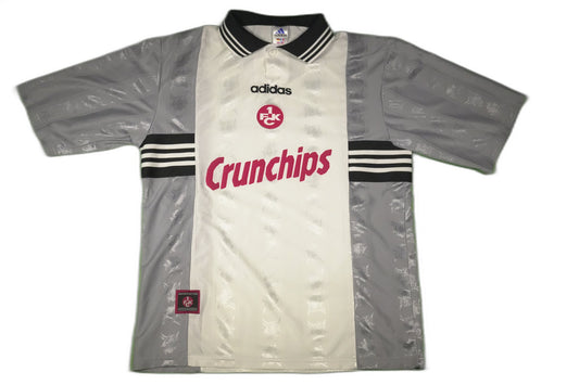 1. FC Kaiserslautern 1997–1998 Auswärts Trikot – Mario Basler signiert (10/10) - L