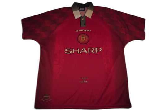 Manchester United 1996–1998 Heim Trikot (10/10) - XL