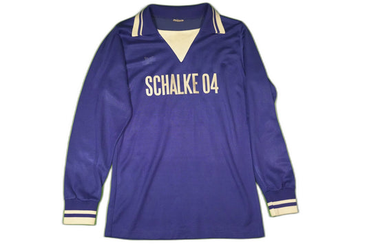 Schalke 04 1978–1979 Heim Trikot – Erima Matchworn/Issued #12 (6/10) - M